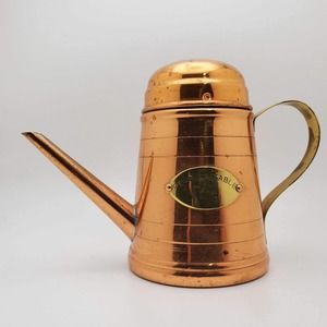 Vintage Pour La Table Copper Tea Kettle Marked  "Made in Korea Solid Copper ODI"